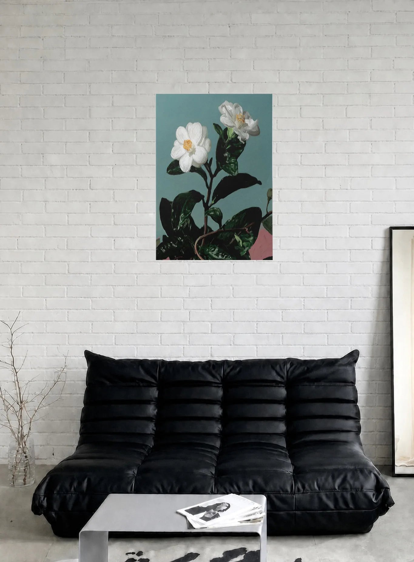 WHAT BLOOMS WITHOUT ASKING shown in a room