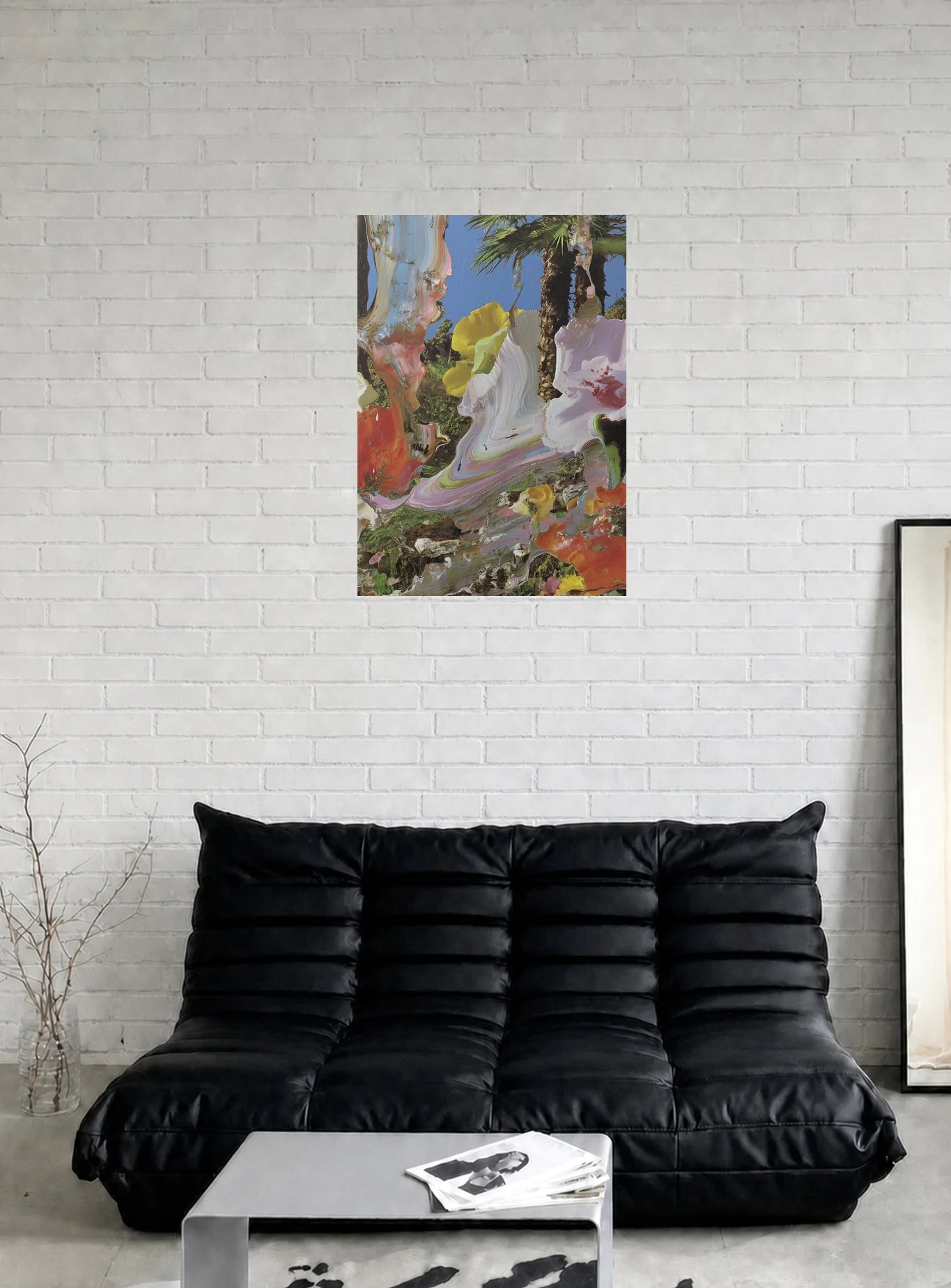 WHERE LANDSCAPES LOSE FORM shown in a room